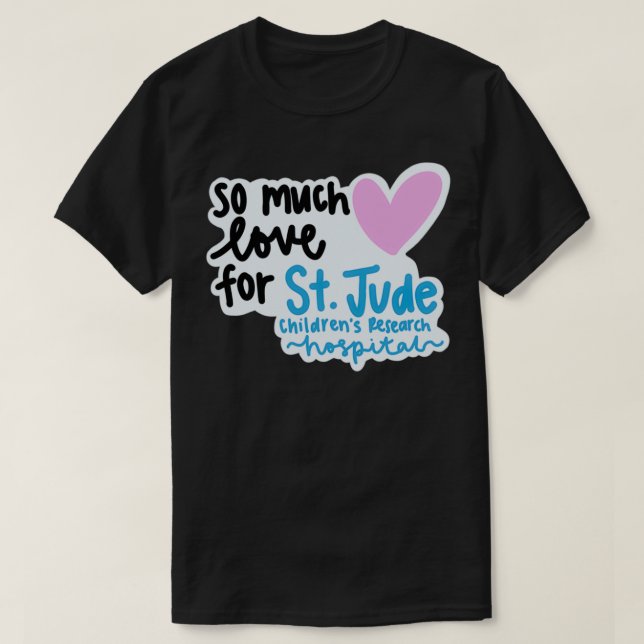 T-shirt amour pour St Jude (Design devant)