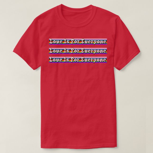 T-shirt Amour pour tous 1 (Design devant)