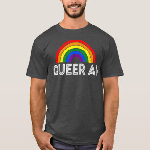 T-shirt Amour - Queer AF - LGBTQ Gay Lesbian Pride