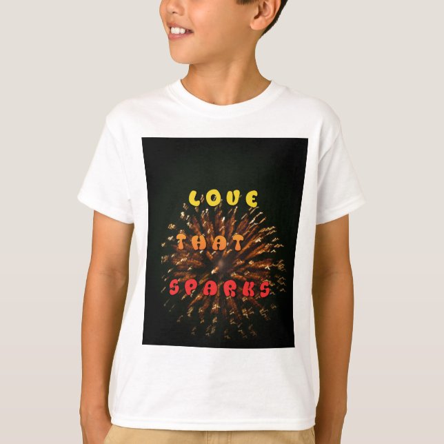 T-shirt Amour qui éveille le design artistique Abstrait Im (Devant)