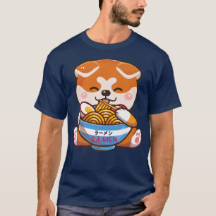 T-shirt Amour Ramen Chien Chiba Inu nouilles japonaises Ka