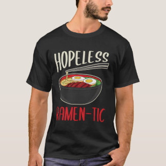 T-shirt Amour Ramen-Tic Ramen Noodles Drôle I