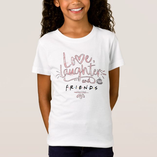 T-Shirt Amour, rire et FRIENDSMC (Devant)