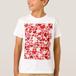 T-shirt Amour, Saint-Valentin, Jour, Coeur, Femmes, Rose, 