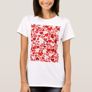 T-shirt Amour, Saint-Valentin, Jour, Coeur, Femmes, Rose, 