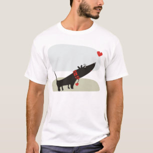T-shirt Amour sans conditions de Terrier d'écossais