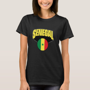 T-shirt Amour Sénégal avec Drapeau sénégalais Sénégal Prid