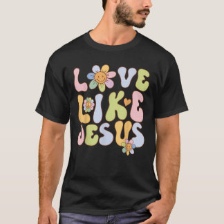 T-shirt Amour super Comme Jésus Religieux Dieu chrétien Gr