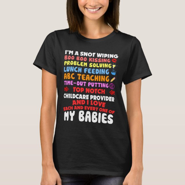 T-shirt Amour supérieur chacun du professeur I de garde (Devant)