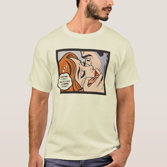 T-shirt Amour sur les roches 1 (Devant)