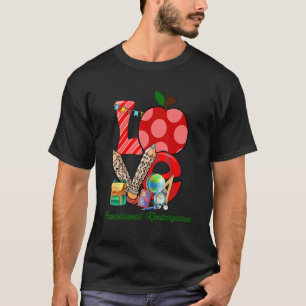 T-shirt Amour Tk Premier Jour De La Maternelle Transitoire