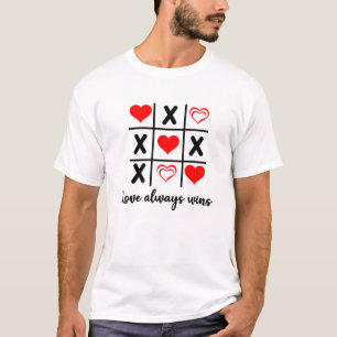 T-shirt Amour toujours, gagne la journée des Valentines T