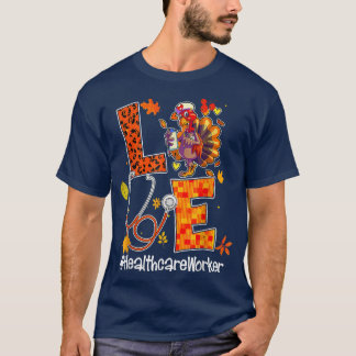 T-shirt Amour Travailleur de santé Turquie Infirmière Than