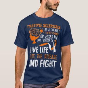 T-shirt Amour Vie Sclérose en plaques Sensibilisation MS G