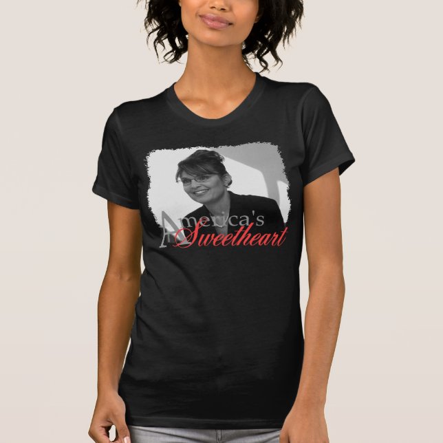 T-shirt Amoureuse de Sarah Palin Amérique (Devant)