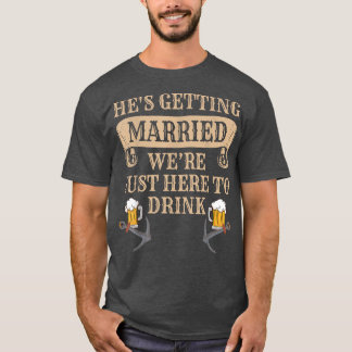 T-shirt Amoureux Chambres Meilleur Mariage Ami Étaient Ici