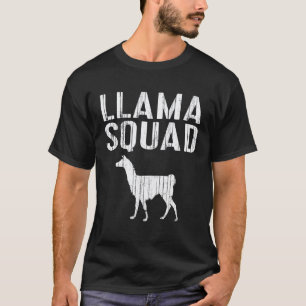 T-shirt Amoureux d'animaux de la Squad Llama
