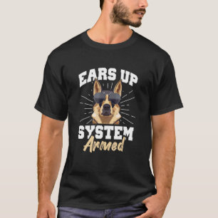 T-shirt Amoureux de Berger Allemand - Système Ears Up Armé