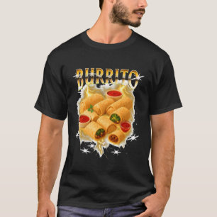 T-shirt Amoureux de burrito Cuisine mexicaine Nourriture F