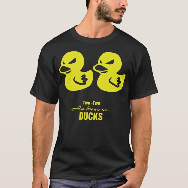 T-shirt amoureux de canard  (Devant)