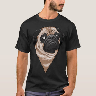 T-shirt Amoureux de carlin, animal de compagnie mignon, am