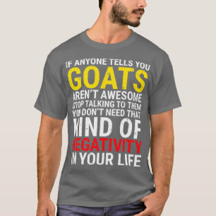 T-shirt Amoureux De Chèvre Drôle Si Quelqu'Un Dit Que Vous