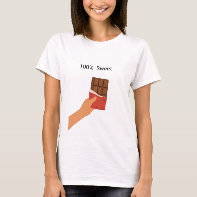 T-shirt Amoureux de chocolat (Devant)