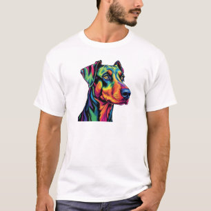 T-shirt Amoureux de Doberman