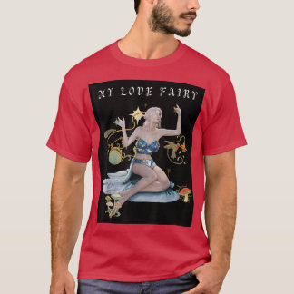 T-shirt Amoureux de fées design, fées, sirènes, fée poussi