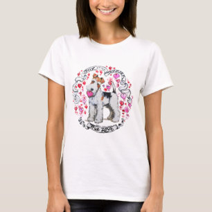 T-shirt Amoureux de Fox Terrier