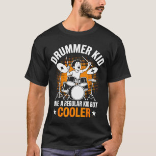 T-shirt Amoureux de la batterie Set de batterie Percussion