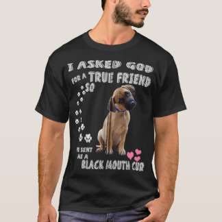 T-shirt Amoureux de la bouche noire jaune, Mou noir du sud