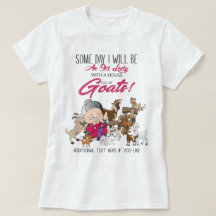 T-shirt Amoureux de la chèvre - Maison de la vieille dame 