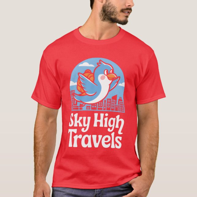 T-shirt Amoureux de la migration des oiseaux Migrateurs re (Devant)