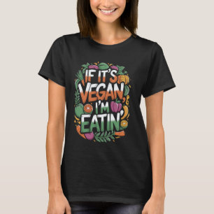 T-shirt Amoureux de la nourriture végétalienne Design végé