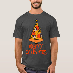 T-shirt Amoureux de la pizza et du joyeux Noël Hommes à de