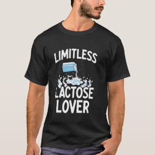 T-shirt Amoureux de lactose sans limite Humour de lait de