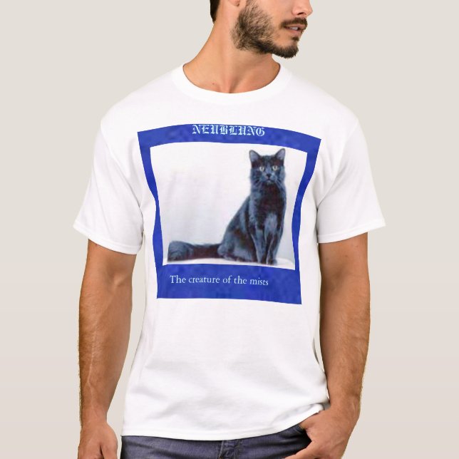 T-shirt Amoureux de les chats (Devant)