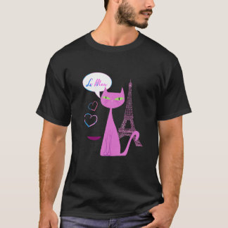 T-shirt amoureux de les chats paris