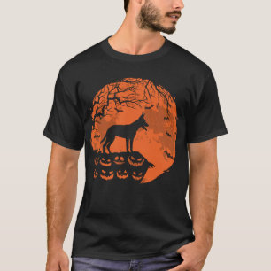 T-shirt Amoureux de les chiens Belges De L'Halloween Malin