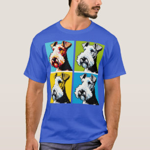 T-shirt Amoureux de les chiens d'art Wire Fox Terrier