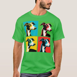 T-shirt Amoureux de les chiens italiens Greyhound Art