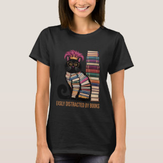 T-shirt Amoureux de livres nerds Lecteur de livres Femmes 
