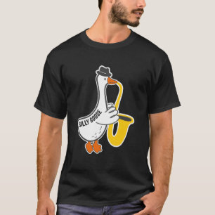 T-shirt Amoureux de l'oie drôle joueur de saxophone humour