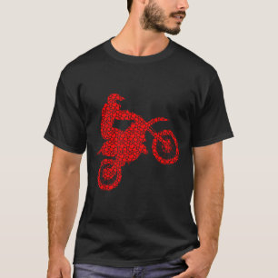 T-shirt Amoureux de Motocross Voeux de la Saint-Valentin A