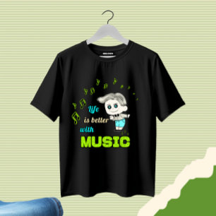 T-shirt Amoureux de musique