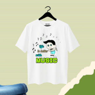 T-shirt Amoureux de musique