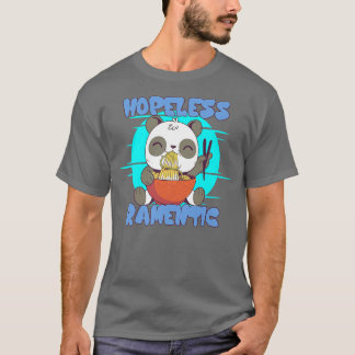 T-shirt Amoureux De Nouilles Ramentiques Sans Espoir Pour 