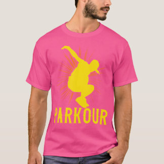 T-shirt Amoureux de Parkours Costume Drôle Parkours