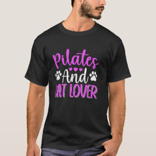 T-shirt Amoureux de Pilates et de chats - Propriétaire de